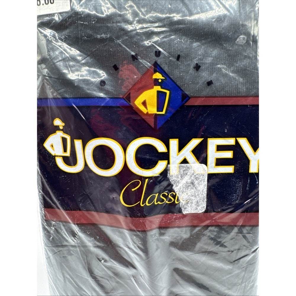 NEW Vtg 1996 Genuine Jockey Full-Rise Classic Men's Brief Underwear Sz 40 BLACK - Picture 3 of 5